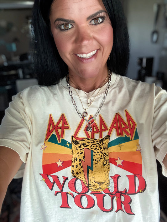 DEF LEPPARD WORLD TOUR TEE