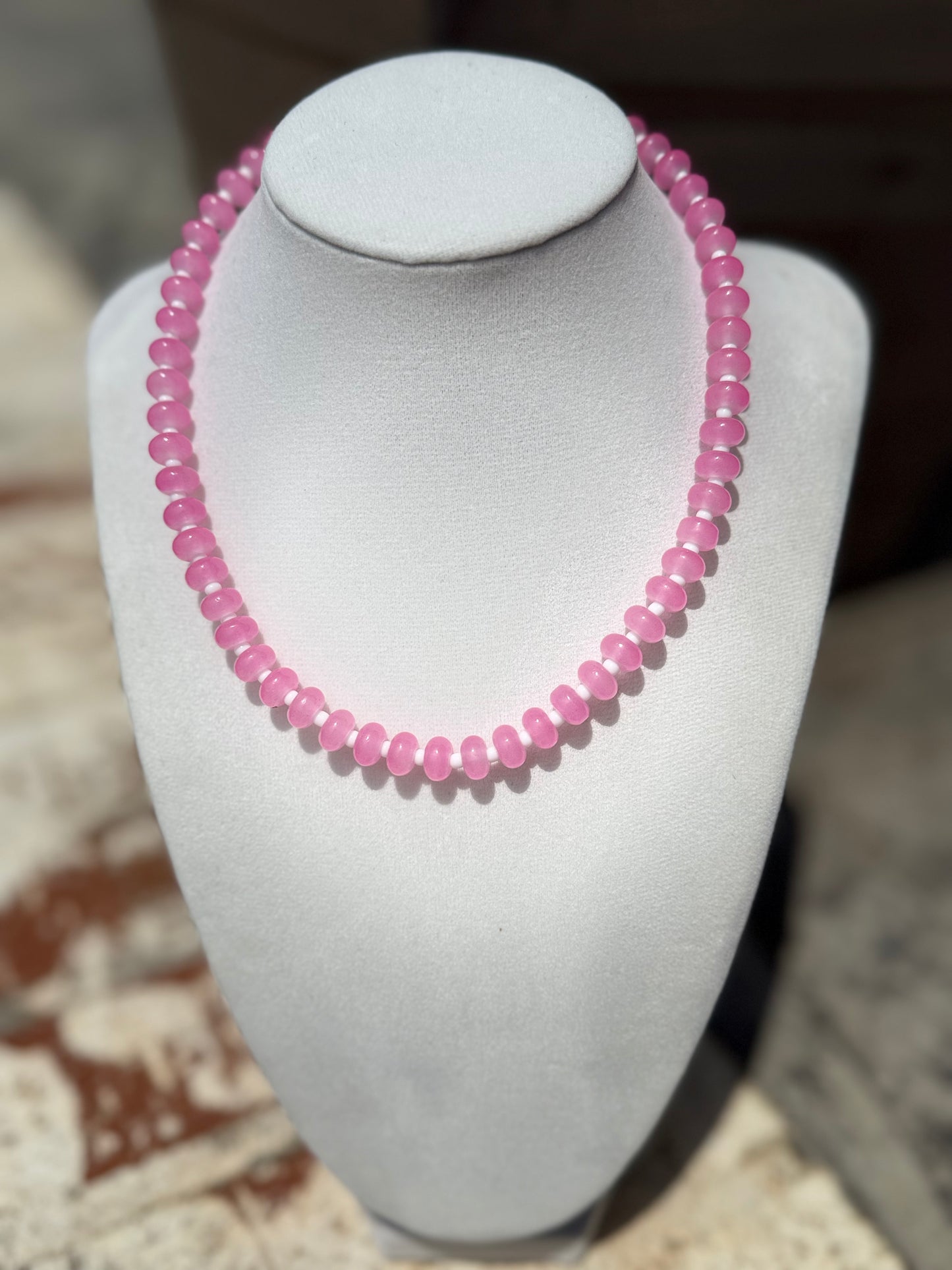 Girls Girl Pink Necklace
