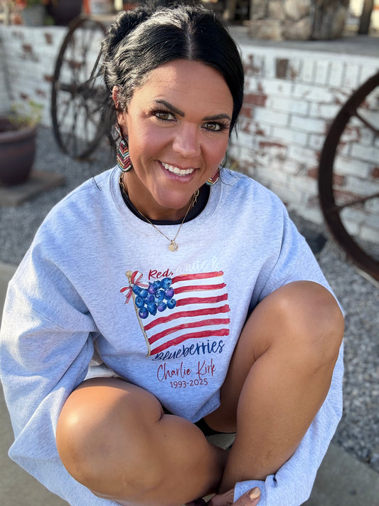 Red, White & Blueberries Sweatshirt