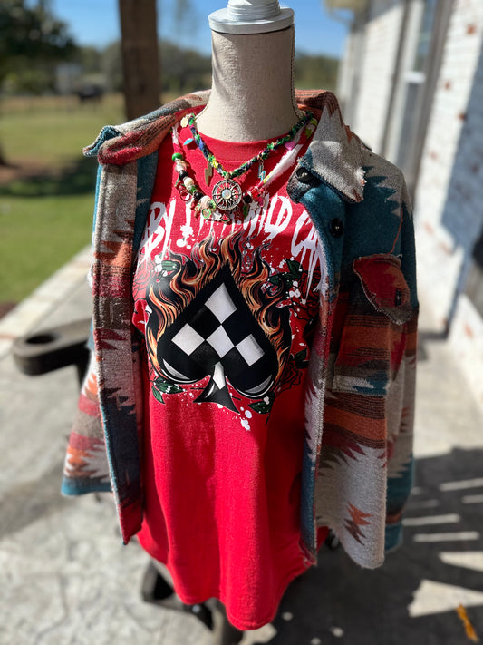 BABY I'M A WILD CARD TEE