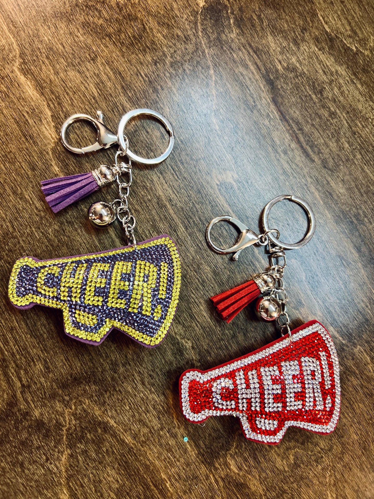 Cheer Megaphone Key Chain