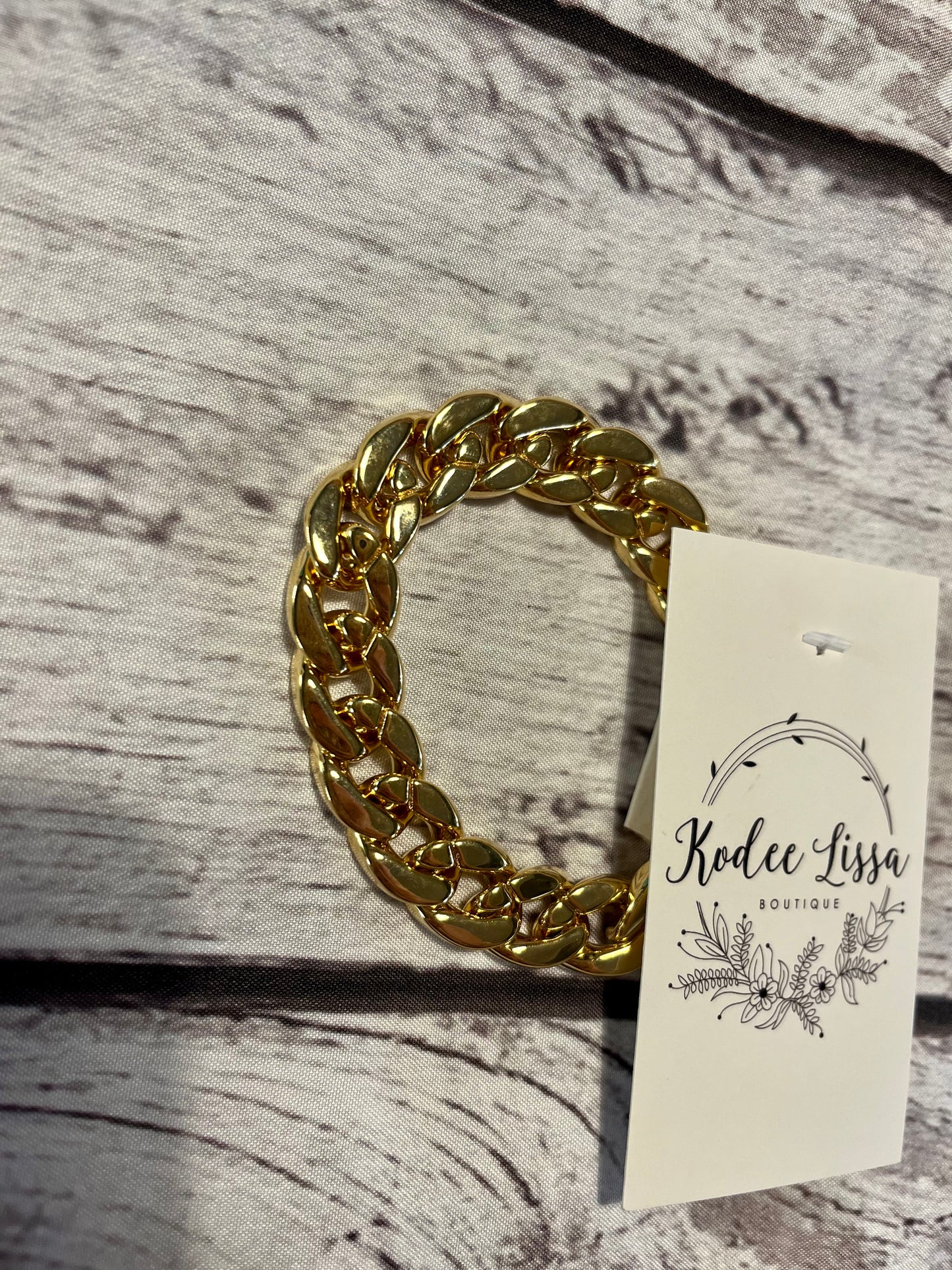 Gold Chunk Bracelet